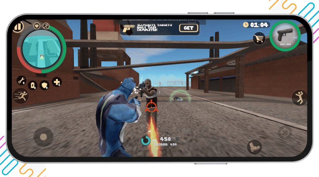 Rope Hero MOD APK 16 happymode.net.in
