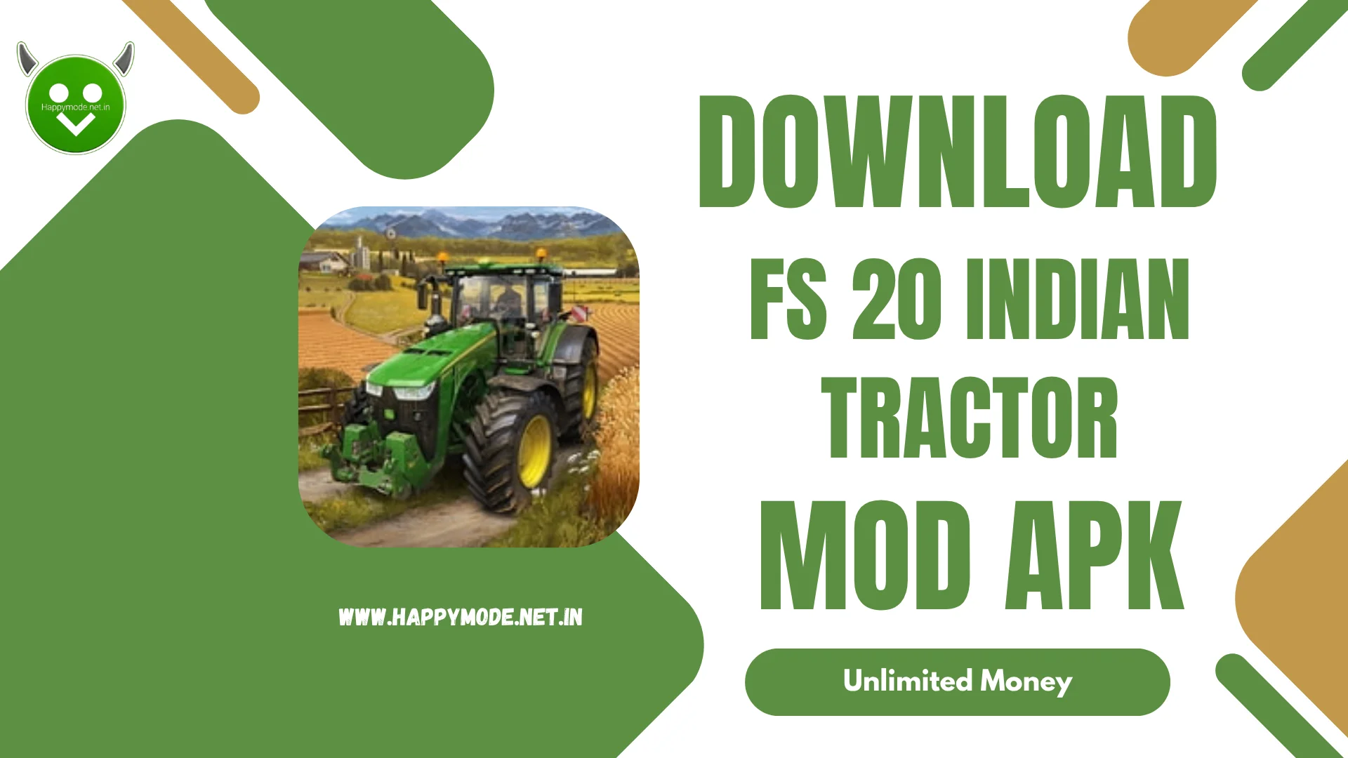 FS 20 Indian Tractor Mod APK [ Unlimited Money ] – Happymod