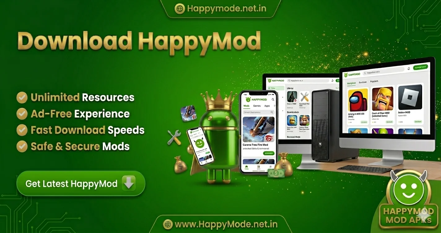 How To Download Happymod APK For PC [Emulator] 2026 | 100% Working Method