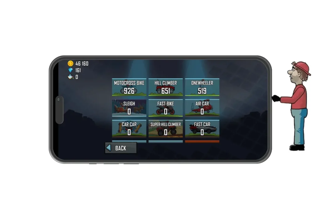 Hill Climb Racing MOD APK achievemnts-and-leaderboard