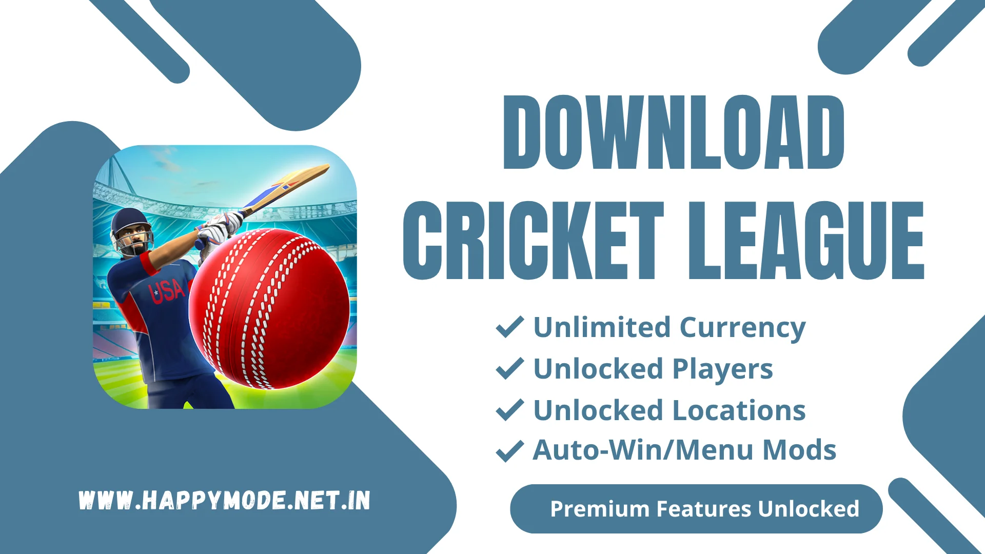cricket league unlimited money happymode.net.in.webp