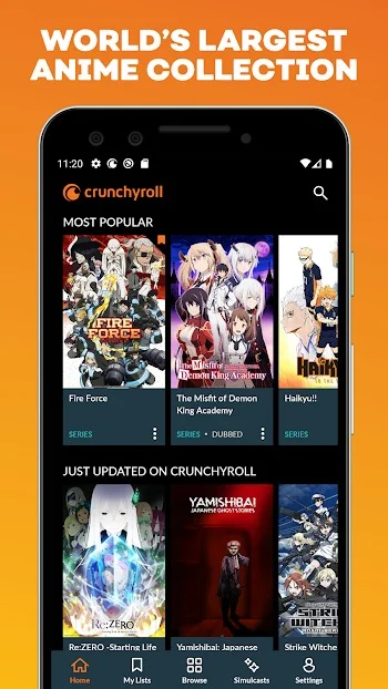 crunchyroll MOD APK Happymode.net.in