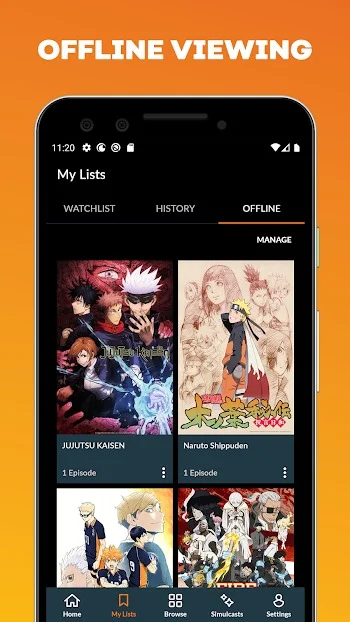 crunchyroll MOD APK Happymode.net.in