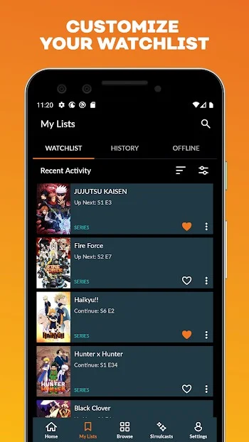 crunchyroll MOD APK Happymode.net.in