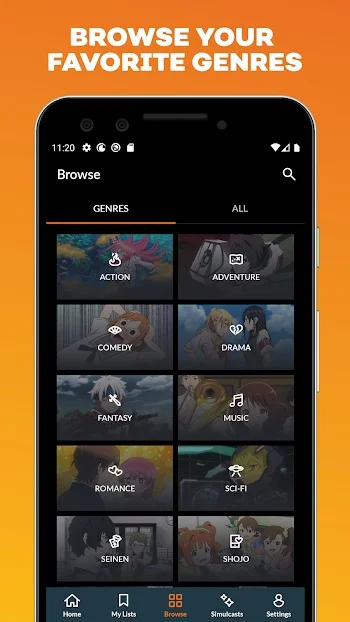 crunchyroll MOD APK Happymode.net.in