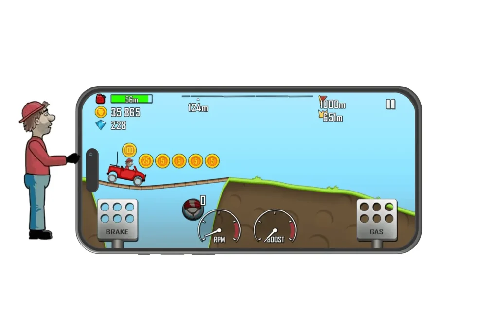 Hill Climb Racing MOD APK unlimited-money