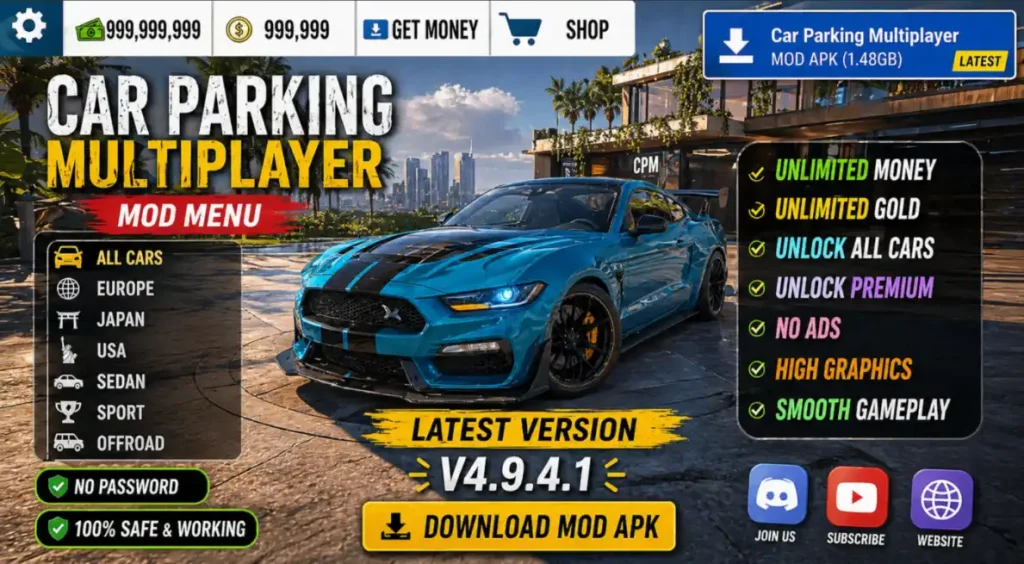 car parking MOD APK Happymode.net.in 4